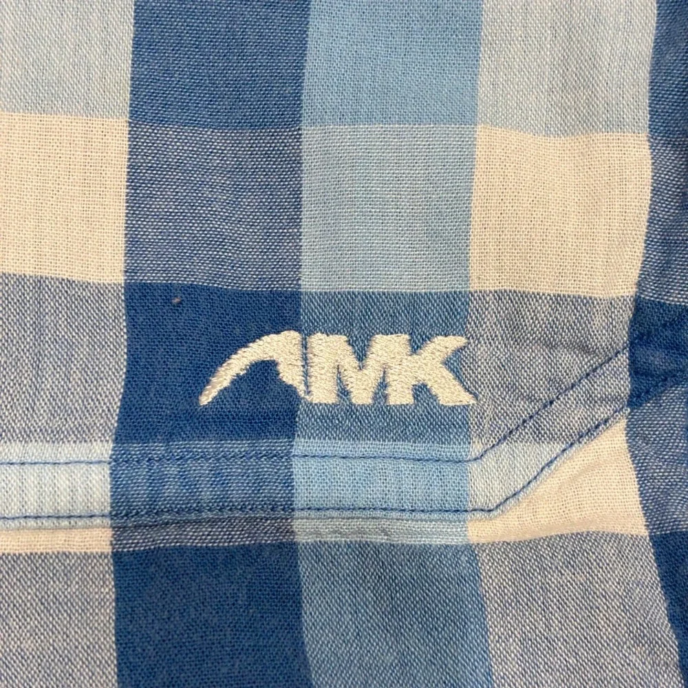 Mountain Khakis Shirt Mens M Blue Buffalo Check Button Down Long Sleeve Outdoor‎